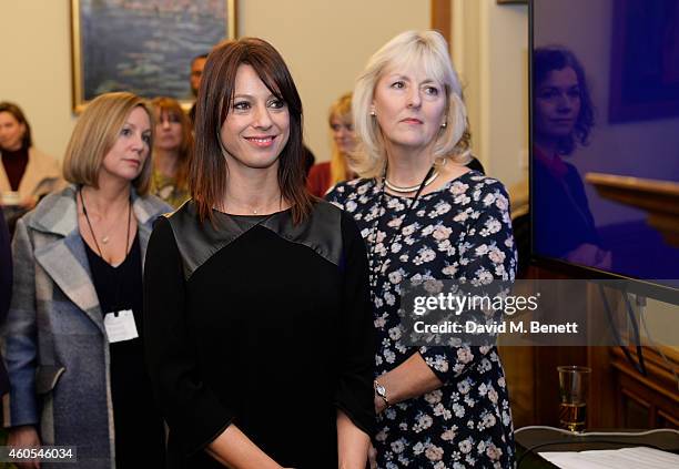 Gloria De Piero MP and Unite union leader Jennie Formby join stars of West End musical "Made In Dagenham", Grazia Magazine and UNITE to celebrate...