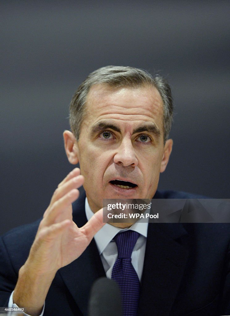 Governor Mark Carney Presents Bank of England's Financial Stability Report