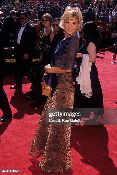 Actress Kathleen McClellan attends the 52nd Annual Primetime Emmy Awards on September 10, 2000 at the Shrine Auditorium in Los Angeles, California.