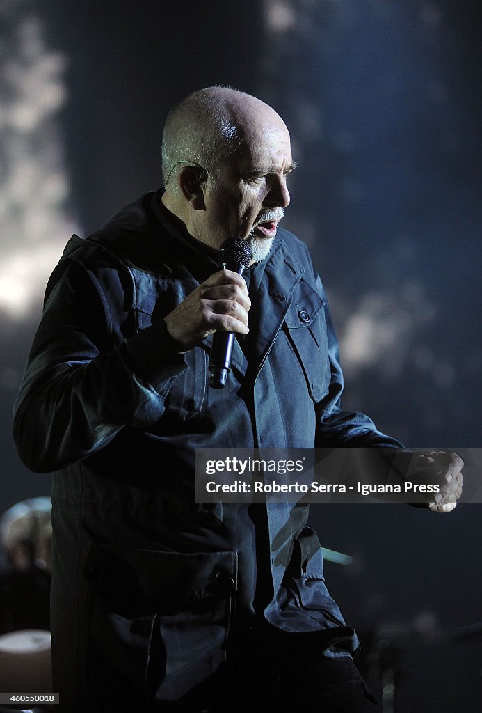 Peter Gabriel Performs In Bologna