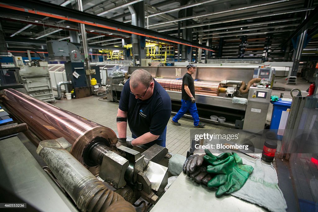 German Magazine Print Production At Bertelsmann SE's Prinovis Printing Plant