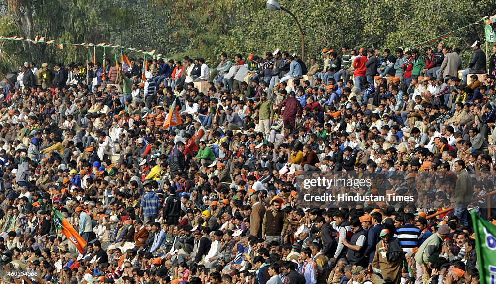 Narendra Modi Addresses Election Rally In Jammu