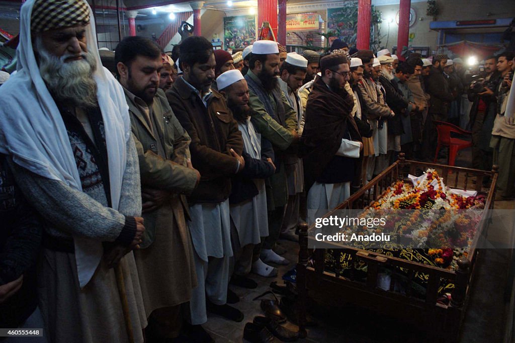Funeral ceremony of victims of Taliban attack on an army-run school in Pakistan