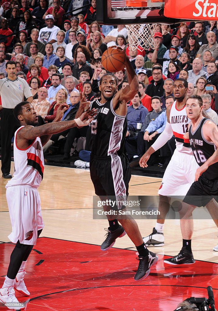 San Antonio Spurs v Portland Trail Blazers