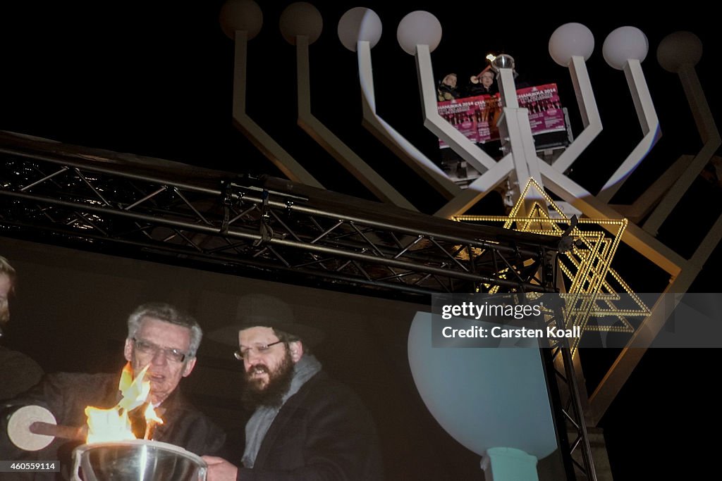 Berlin Jews Celebrate Hanukkah