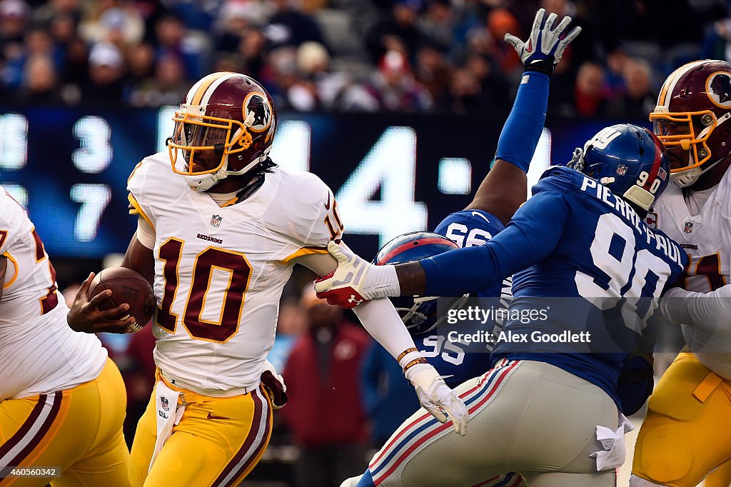 Washington Redskins v New York Giants