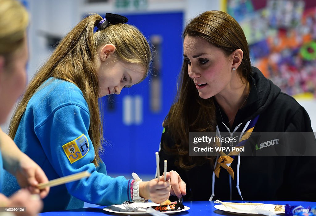 Catherine, Duchess of Cambridge, Visits 23rd Poplar Beaver Scout Colony