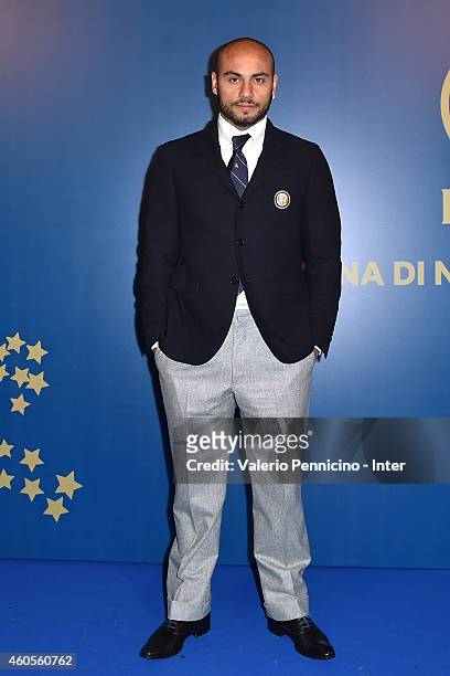 Cicero Moreira Jonathan of FC Internazionale Milano attends the FC Internazionale Sponsor's Christmas Party on December 16, 2014 in Milano, Italy.