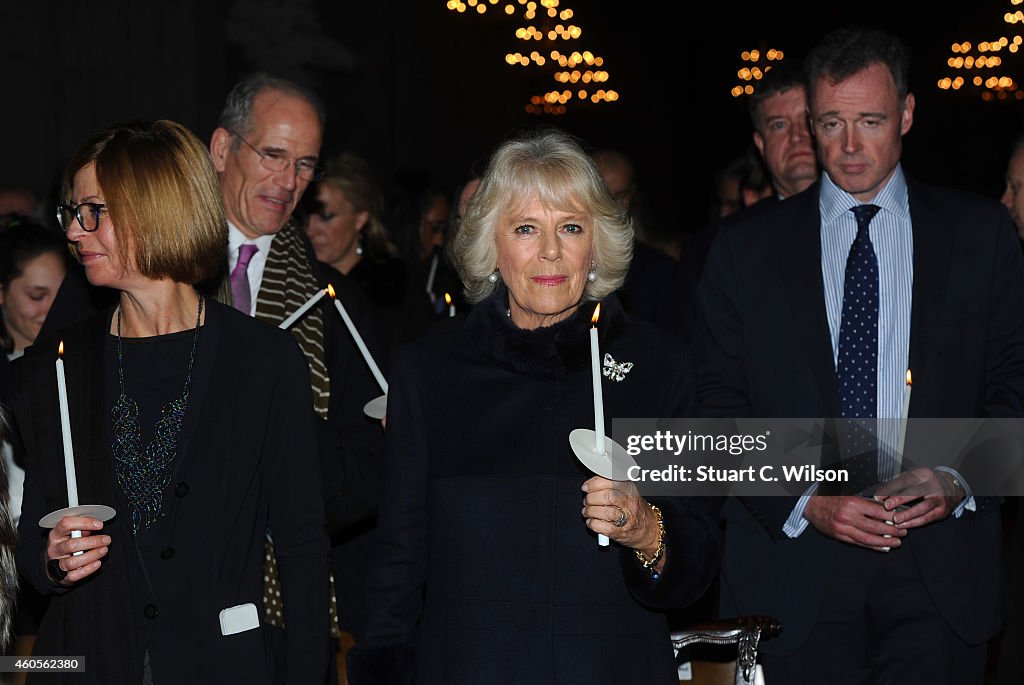 The Duchess Of Cornwall Attends The Maggie's Christmas Carol Concert