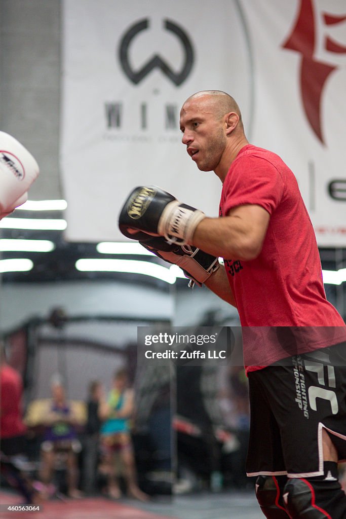 Donald Cerrone & Jon Jones Media Workout