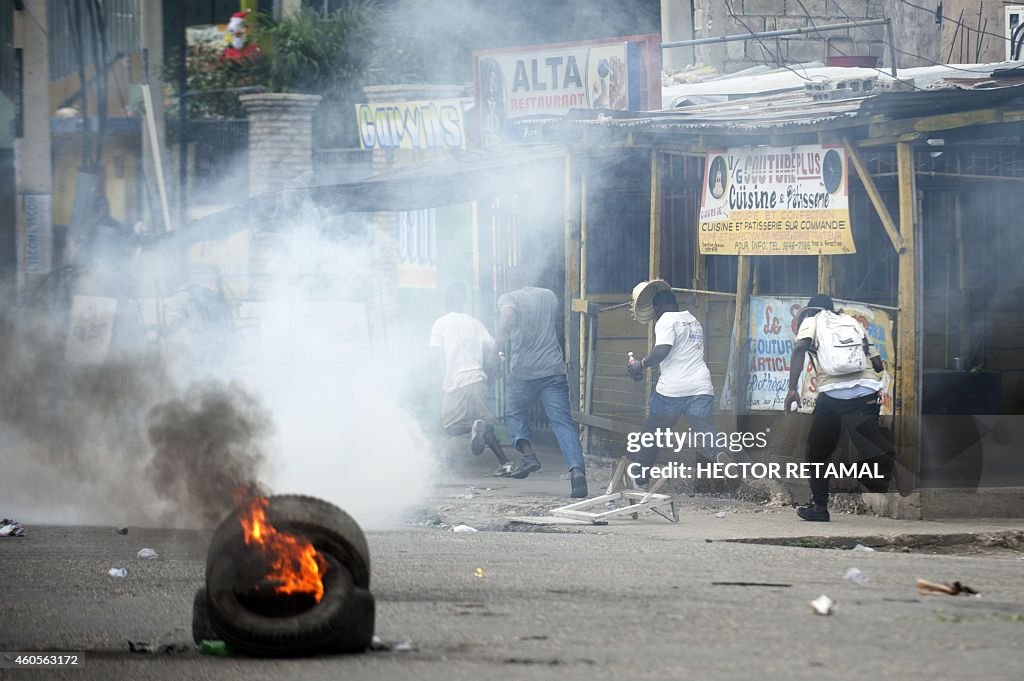 HAITI-POLITICS-MARTELLY-PROTEST