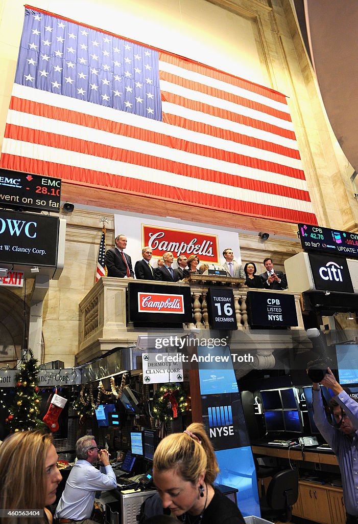 Campbell Soup Company Celebrates 60th Anniversary Of Listing With NYSE