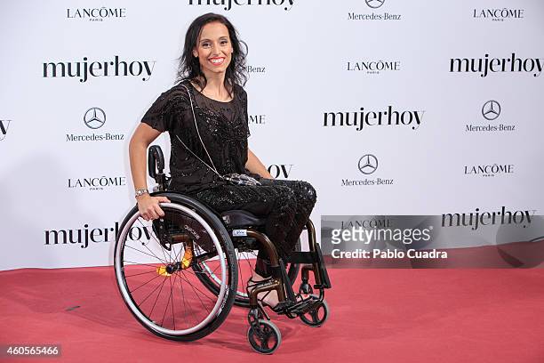 Teresa Perales attends 'Mujer Hoy' awards gala at Palace Hotel on December 16, 2014 in Madrid, Spain.