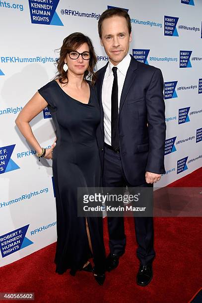 Actor Chad Lowe and producer Kim Painter attend the RFK Ripple Of Hope Gala at Hilton Hotel Midtown on December 16, 2014 in New York City.