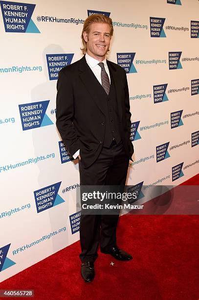 Model Trevor Donovan attends the RFK Ripple Of Hope Gala at Hilton Hotel Midtown on December 16, 2014 in New York City.