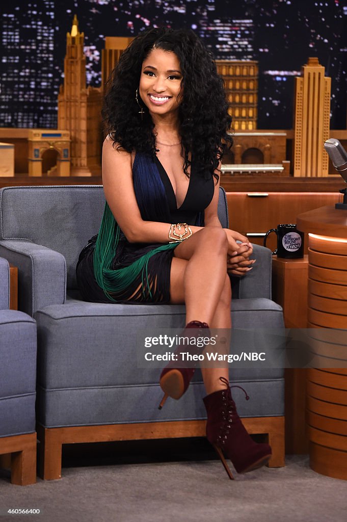 Nicki Minaj Visits "The Tonight Show Starring Jimmy Fallon"