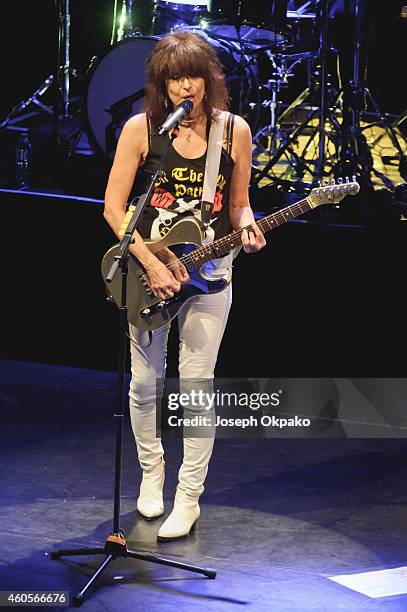 Chrissie Hynde performs at KOKO on December 16, 2014 in London, England.