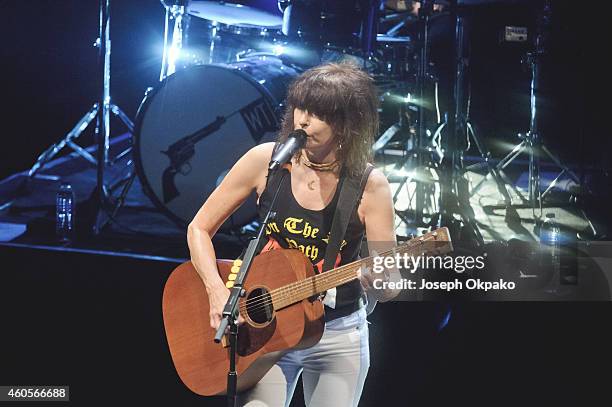 Chrissie Hynde performs at KOKO on December 16, 2014 in London, England.