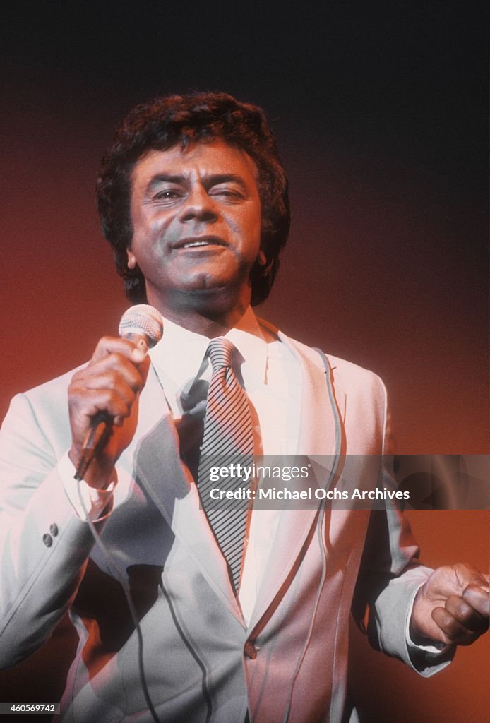 Tony Mathis Singer Singer Johnny Mathis performs live circa 1979 in Los Angeles,... News ...