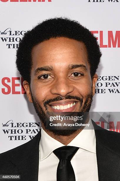 Andre Holland attends the "Selma" and The Legends Who Paved The Way Gala at Bacara Resort on December 6, 2014 in Goleta, California.