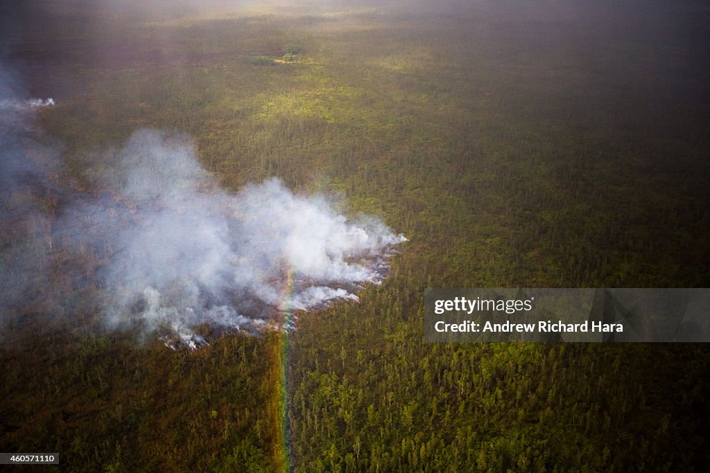 Homes In Pahoa, Hawaii Threatened By Lava Flow From Kilauea Volcano