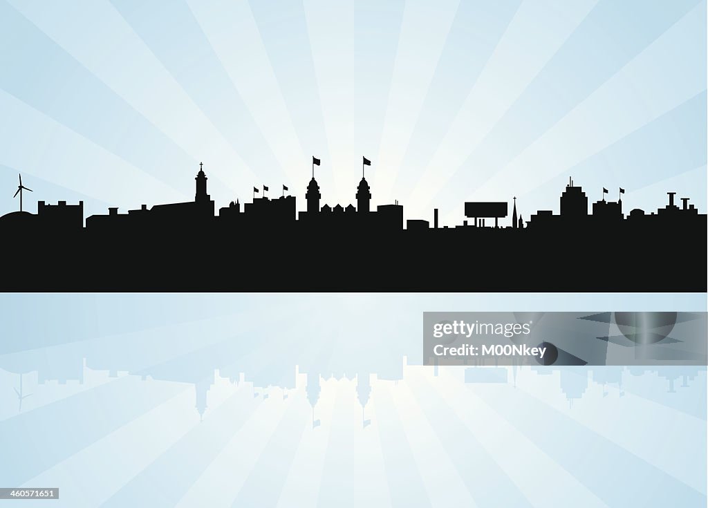 Worcester Massachusetts Skyline