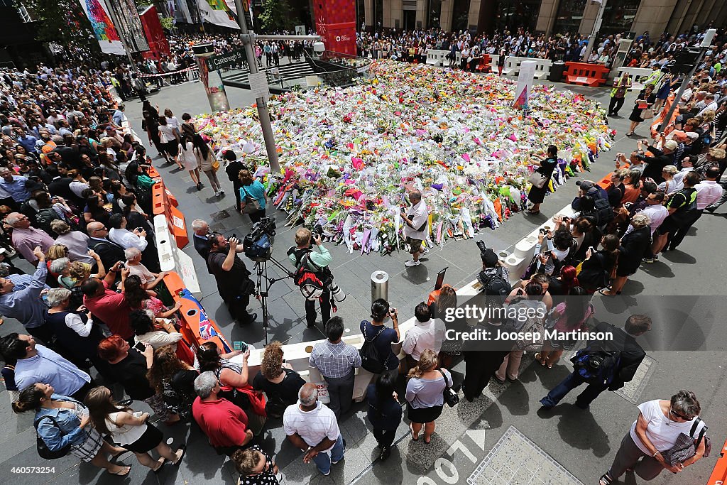 Sydney Pays Respect To Victims After 16 Hour Siege