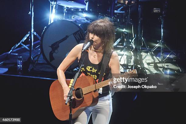 Chrissie Hynde performs at KOKO on December 16, 2014 in London, England.