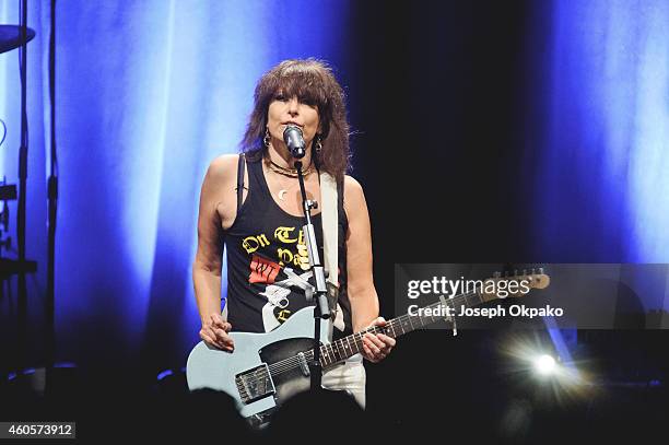 Chrissie Hynde performs at KOKO on December 16, 2014 in London, England.