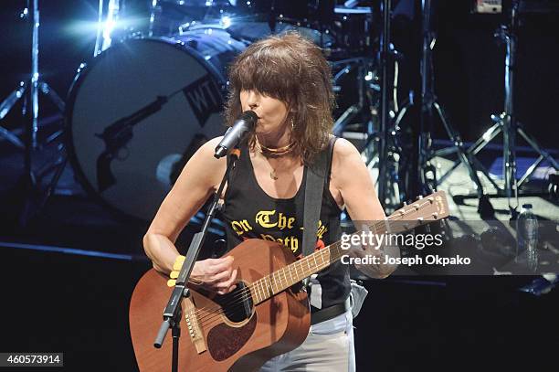 Chrissie Hynde performs at KOKO on December 16, 2014 in London, England.