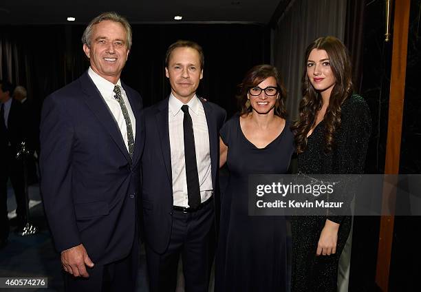 Robert F. Kennedy Jr., Chad Lowe, Kim Painter, and Mariah Kennedy Cuomo attend the RFK Ripple Of Hope Gala at Hilton Hotel Midtown on December 16,...