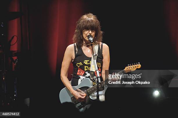 Chrissie Hynde performs on stage at KOKO on December 16, 2014 in London, United Kingdom.