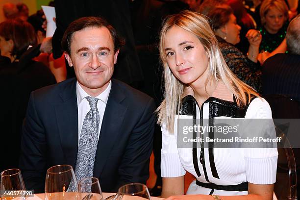 Julien Sereys de Rothschild and Princess Elizabeth Von Turn und Taxis attend the 'Fondation Claude Pompidou' : Charity Party at Fondation Louis...