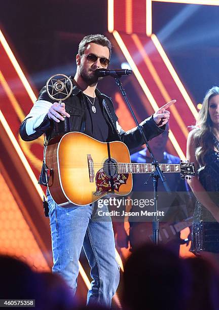 Eric Church performs at the 2014 American Country Countdown Awards at Music City Center on December 15, 2014 in Nashville, Tennessee.