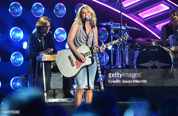 Miranda Lambert performs at the 2014 American Country Countdown Awards at Music City Center on December 15, 2014 in Nashville, Tennessee.