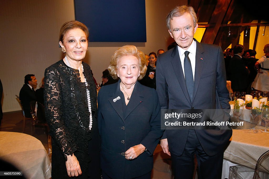 'Fondation Claude Pompidou' : Charity Party At Louis Vuitton Foundation In Paris