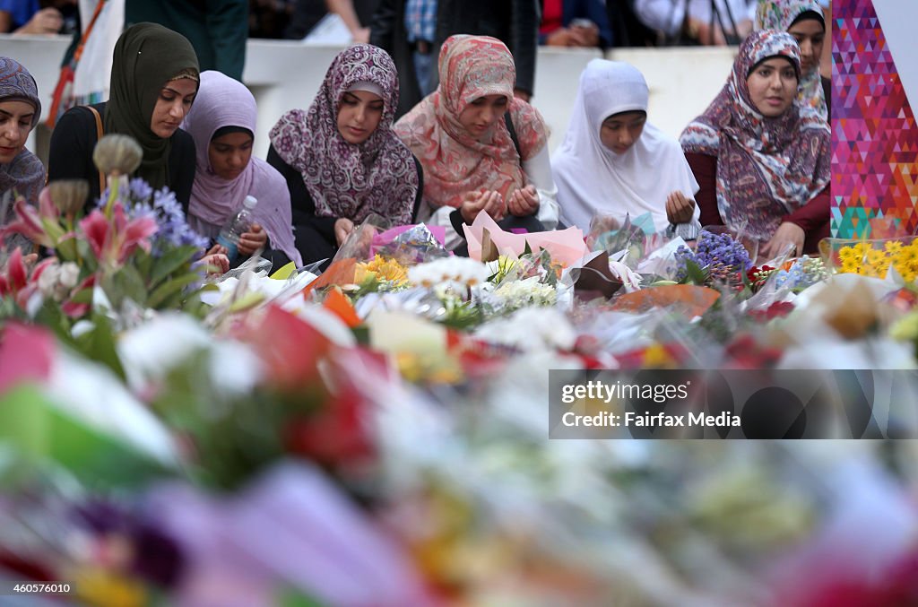 Sydney Pays Respect To Victims After 16 Hour Siege