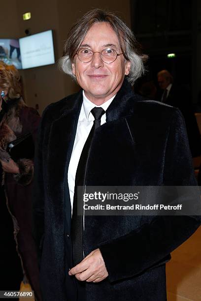 Galerist Pierre Passebon attends the 'Fondation Claude Pompidou' : Charity Party at Fondation Louis Vuitton on December 16, 2014 in Paris, France.