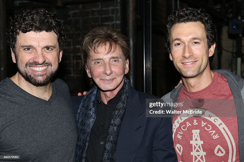 Barry Manilow Visits The Cast Of "The Last Ship"