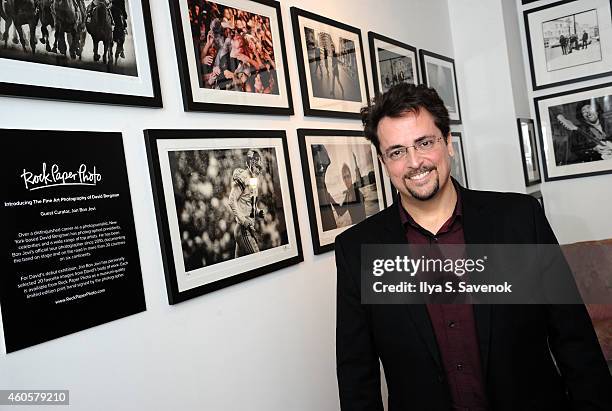Photographer David Bergman attends the David Bergman Exhibition Opening Curated By Jon Bon Jovi at The Soho Holiday Collective on December 16, 2014...