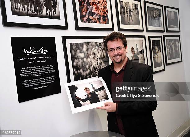 Photographer David Bergman attends the David Bergman Exhibition Opening Curated By Jon Bon Jovi at The Soho Holiday Collective on December 16, 2014...