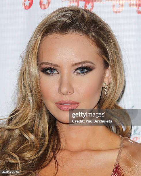 Playboy Playmate Tiffany Toth attends the BenchWarmer 10th annual Winter Wonderland Toys For Tots Christmas Celebration at Station Hollywood at W...