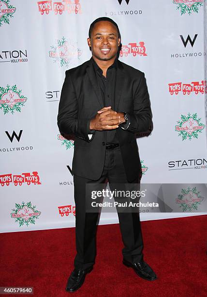 Actor Walter Jones attends the BenchWarmer 10th annual Winter Wonderland Toys For Tots Christmas Celebration at Station Hollywood at W Hollywood...