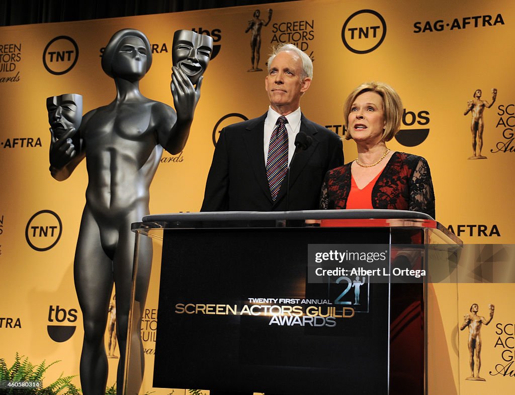 21st Annual Screen Actors Guild Award Nominations And Holiday Auction Display
