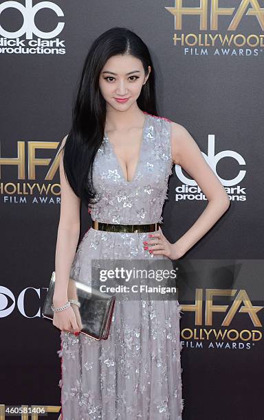 Jing Tian attends the 18th Annual Hollywood Film Awards at The Palladium on November 14, 2014 in Hollywood, California.