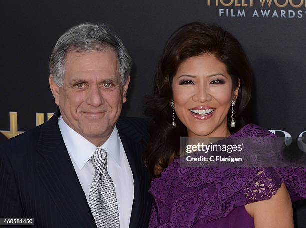 Les Moonves, Julie Chen attends the 18th Annual Hollywood Film Awards at The Palladium on November 14, 2014 in Hollywood, California.