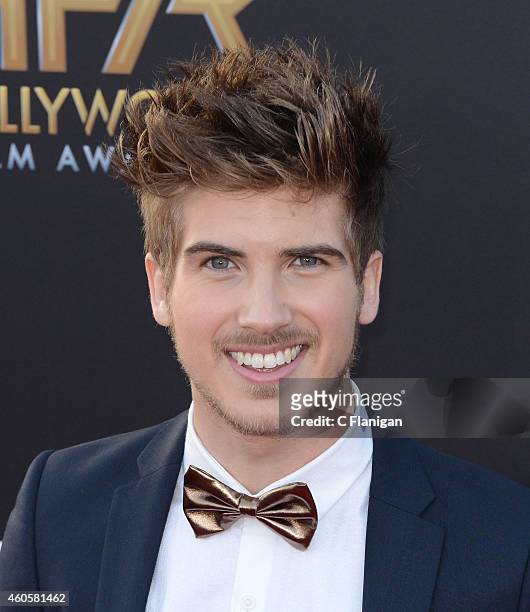 Joey Graceffa attends the 18th Annual Hollywood Film Awards at The Palladium on November 14, 2014 in Hollywood, California.