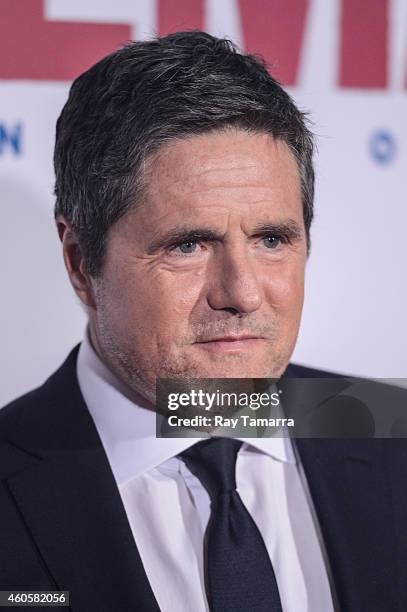 Chairman and CEO of Paramount Pictures Brad Grey enters the "Selma" New York Premiere at the Ziegfeld Theater on December 14, 2014 in New York City.