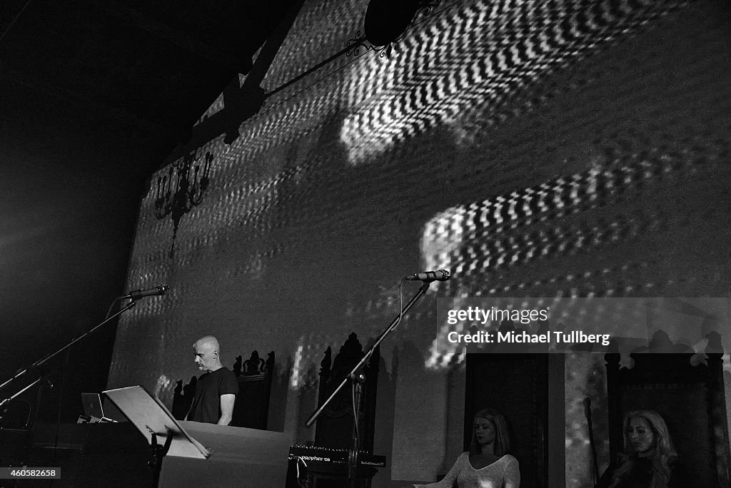 Moby Performs Live At The Masonic Lodge At Hollywood Forever Cemetery