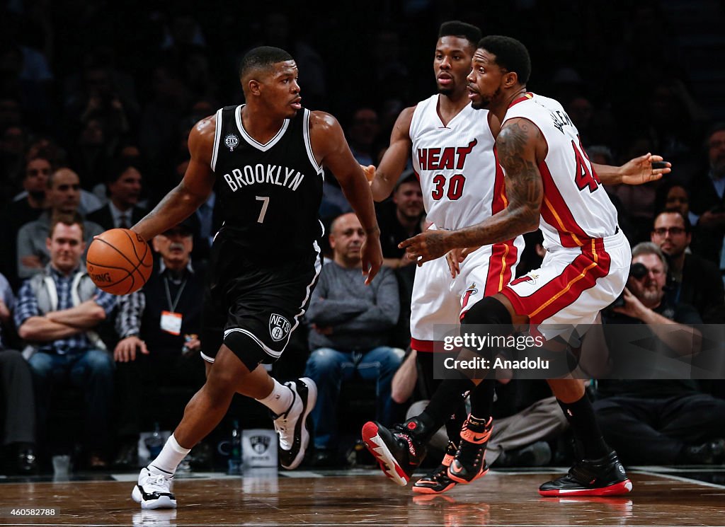 NBA basketball game - Brooklyn Nets vs Miami Heat